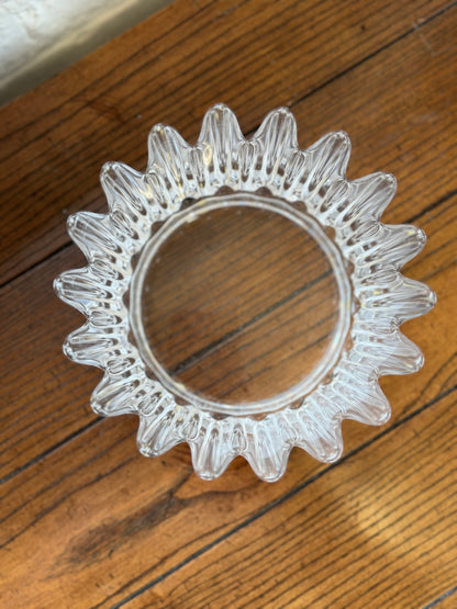 Orresfors Sweden Scalloped Glass Bowl