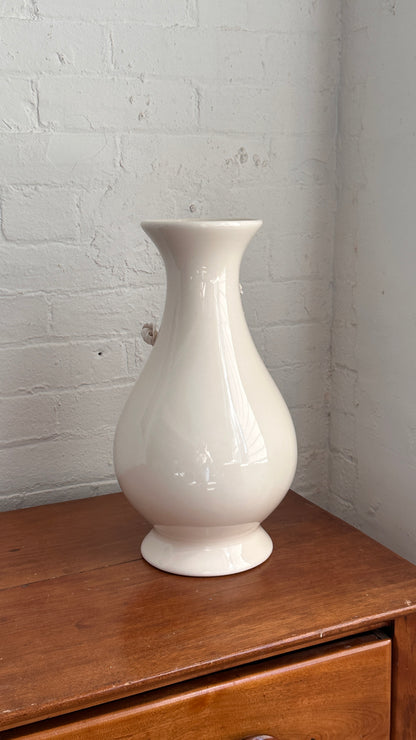 Floral Decorated Ceramic Vase