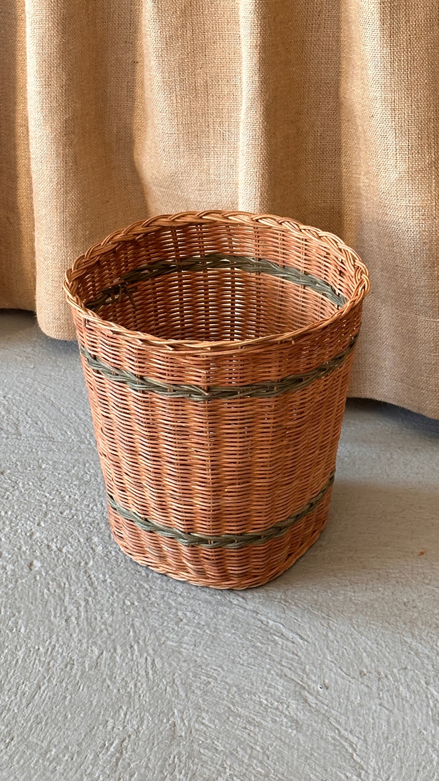 Small Wicker Waste basket