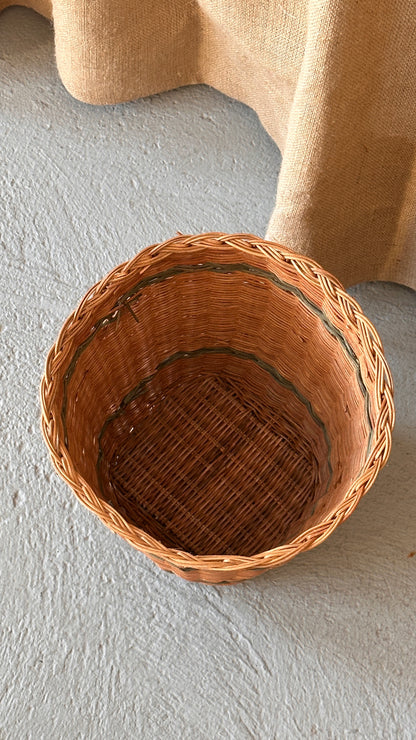 Small Wicker Waste basket