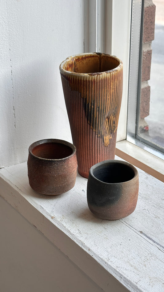 Collection of 3 Wood Fired Ceramics