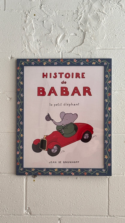 Collection of Framed Babar Prints