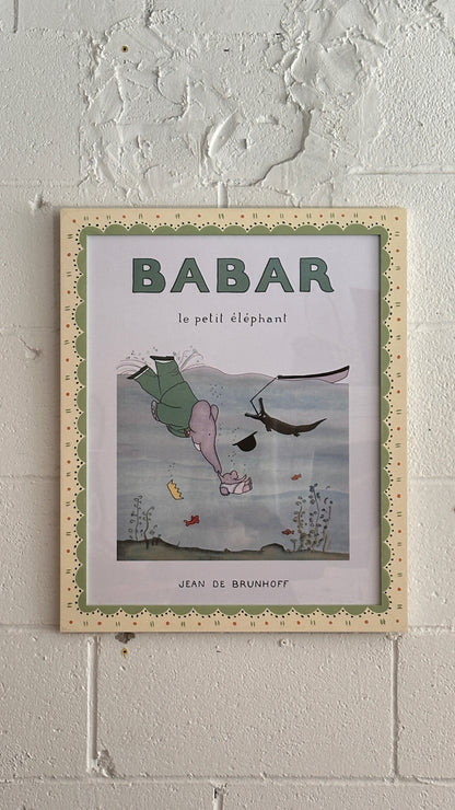 Collection of Framed Babar Prints