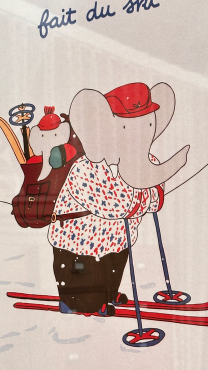 Collection of Framed Babar Prints