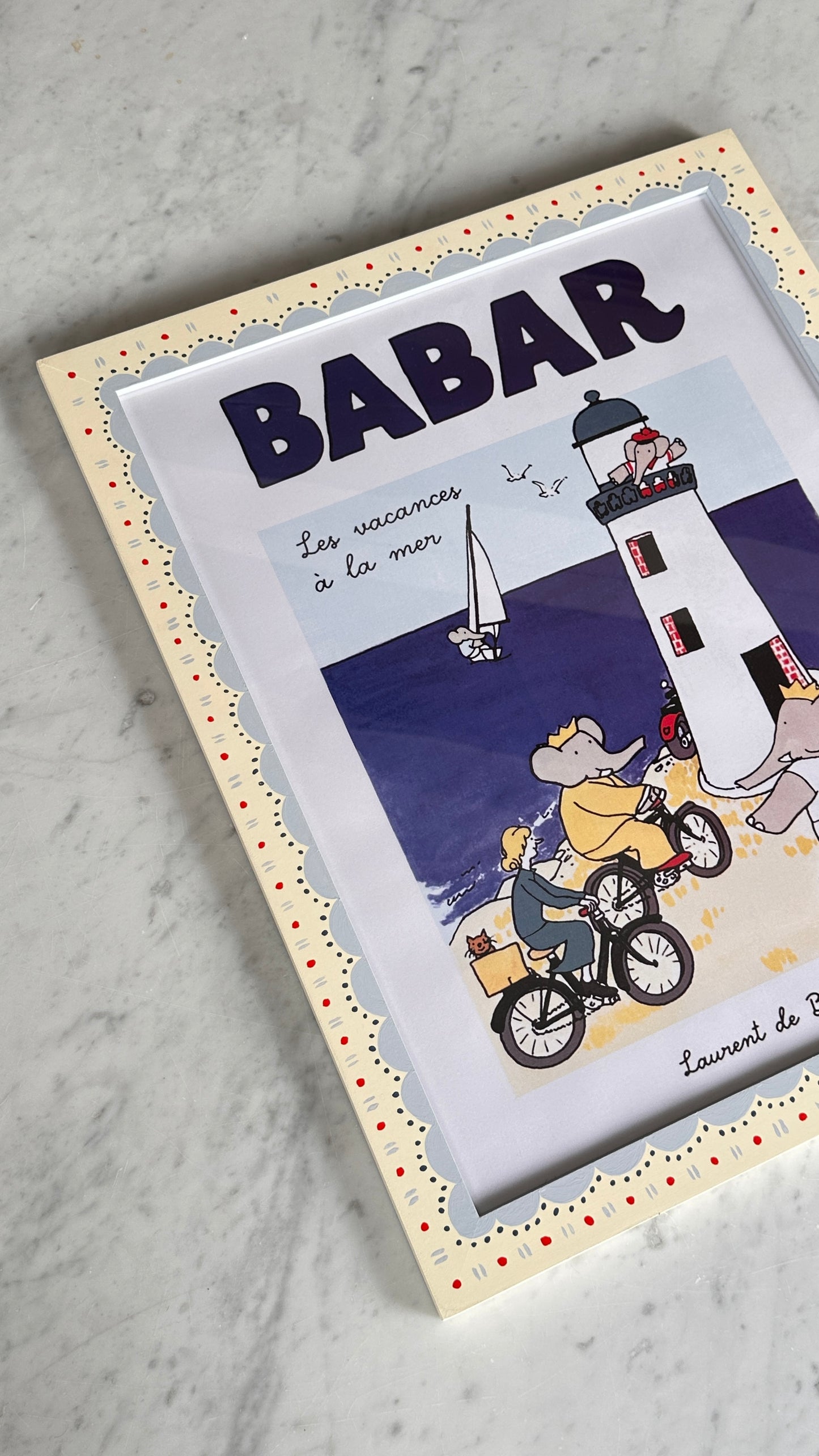 Collection of Framed Babar Prints