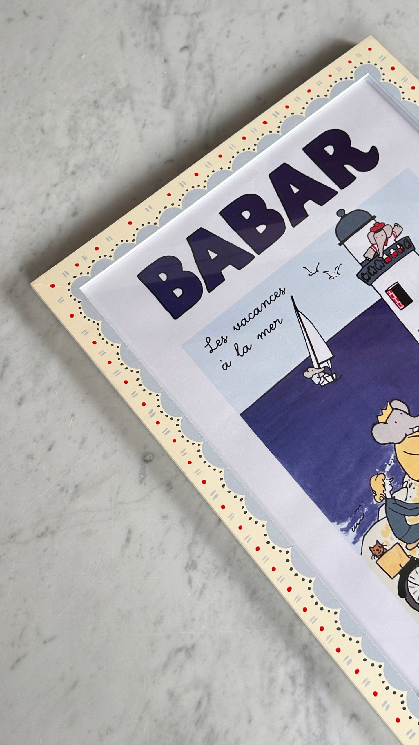 Collection of Framed Babar Prints