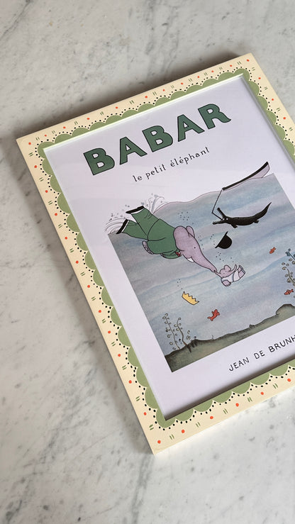 Collection of Framed Babar Prints
