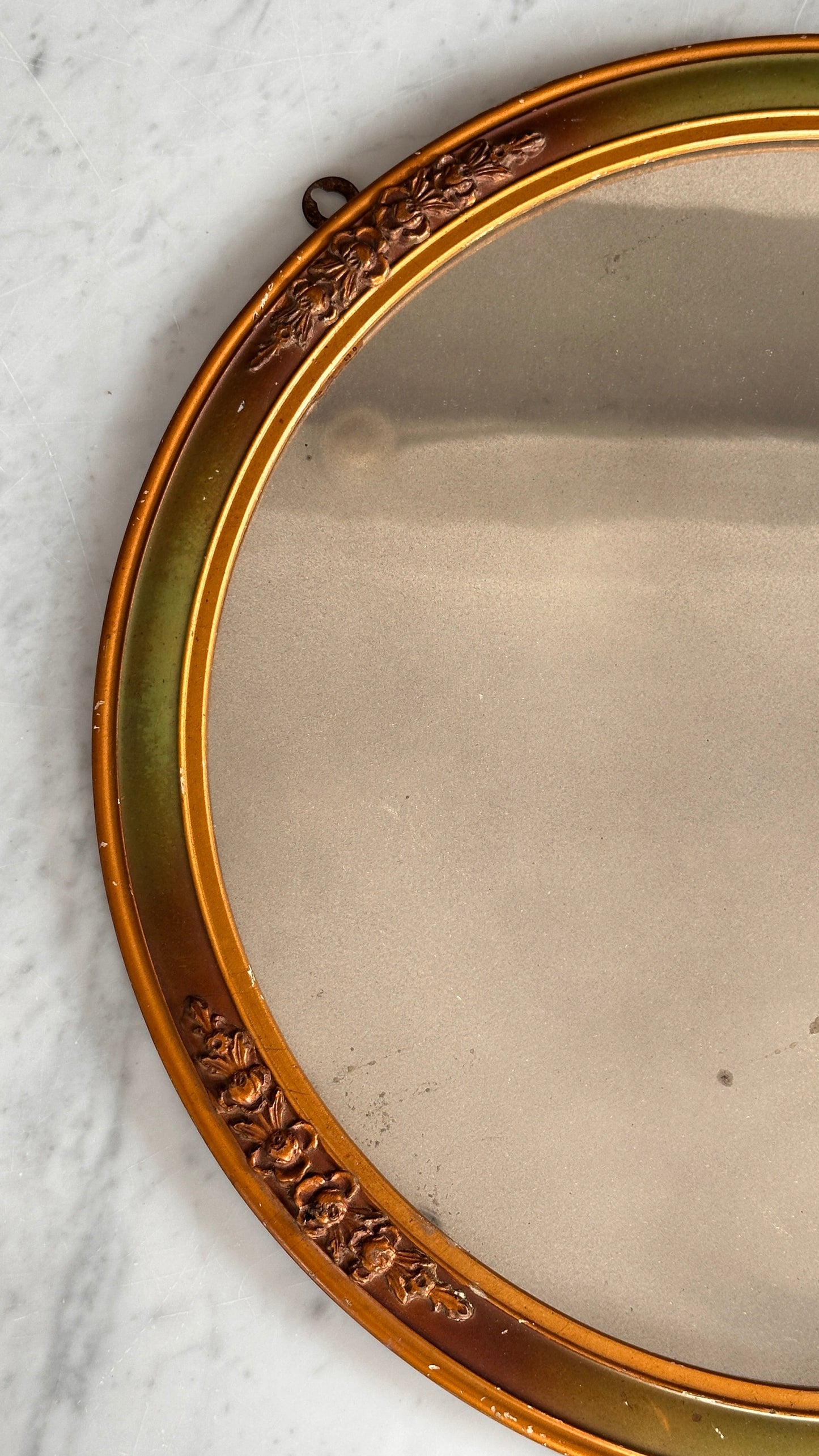 Round Antique Mirror