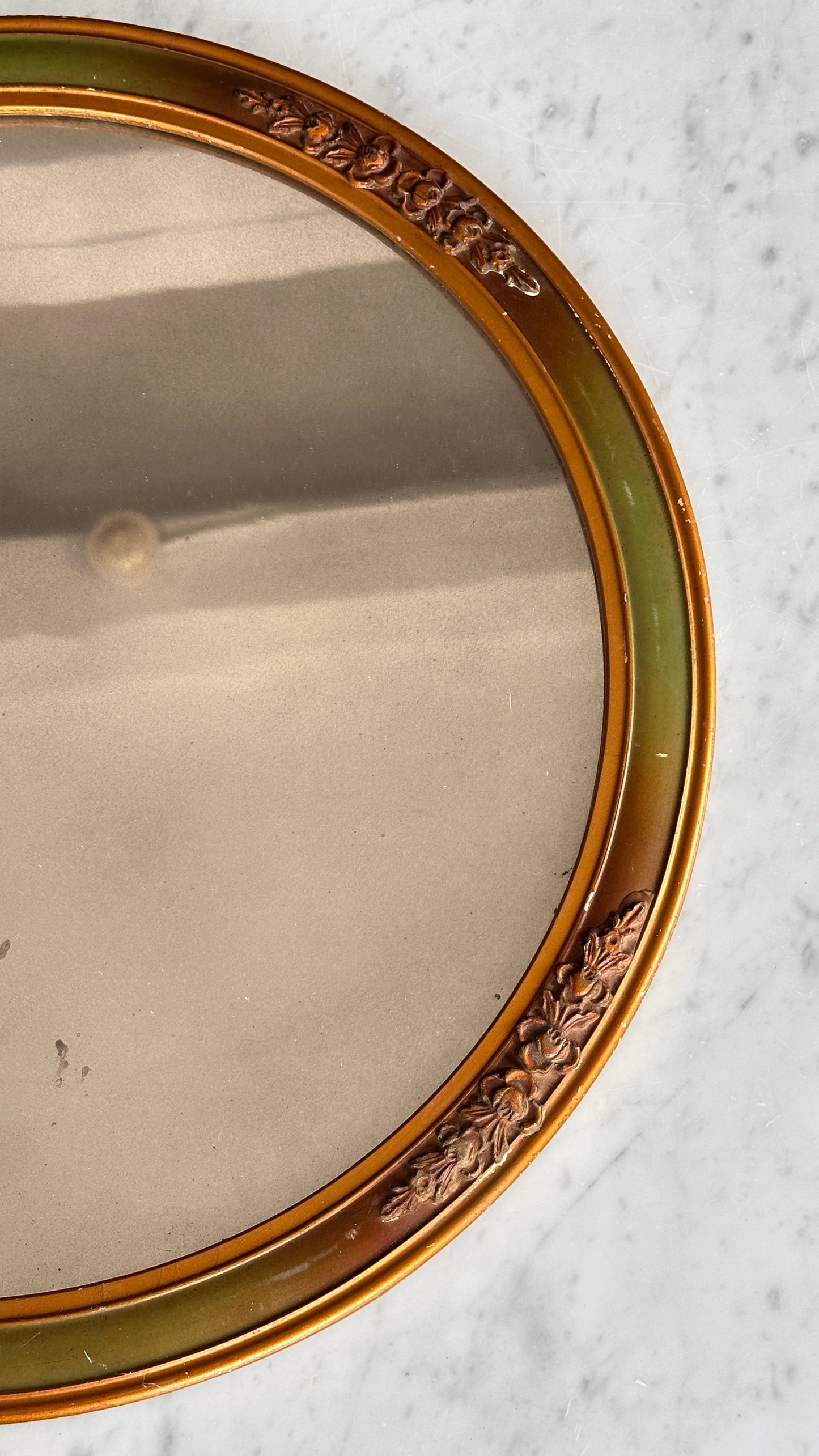 Round Antique Mirror