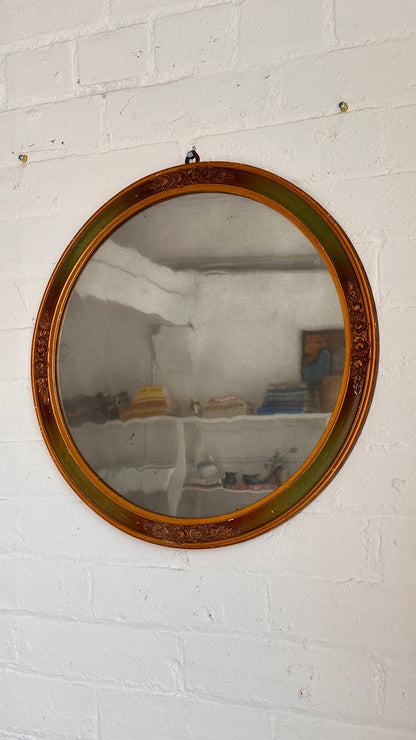 Round Antique Mirror