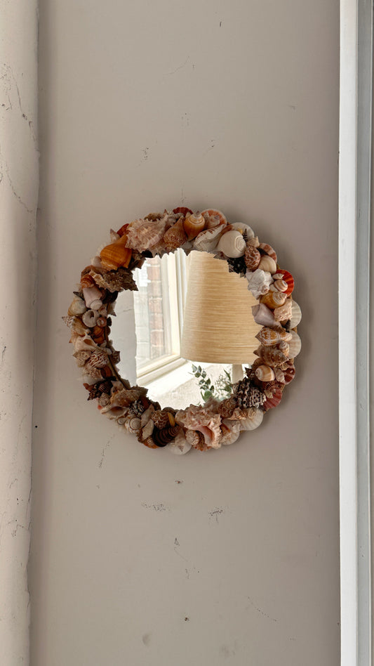 Round Shell Mirror