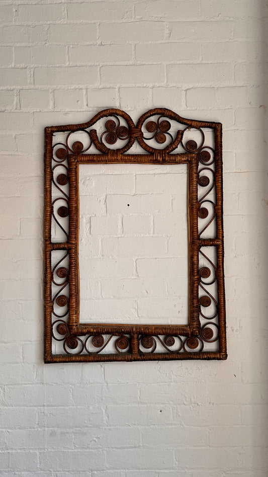 Vintage Wicker Frame