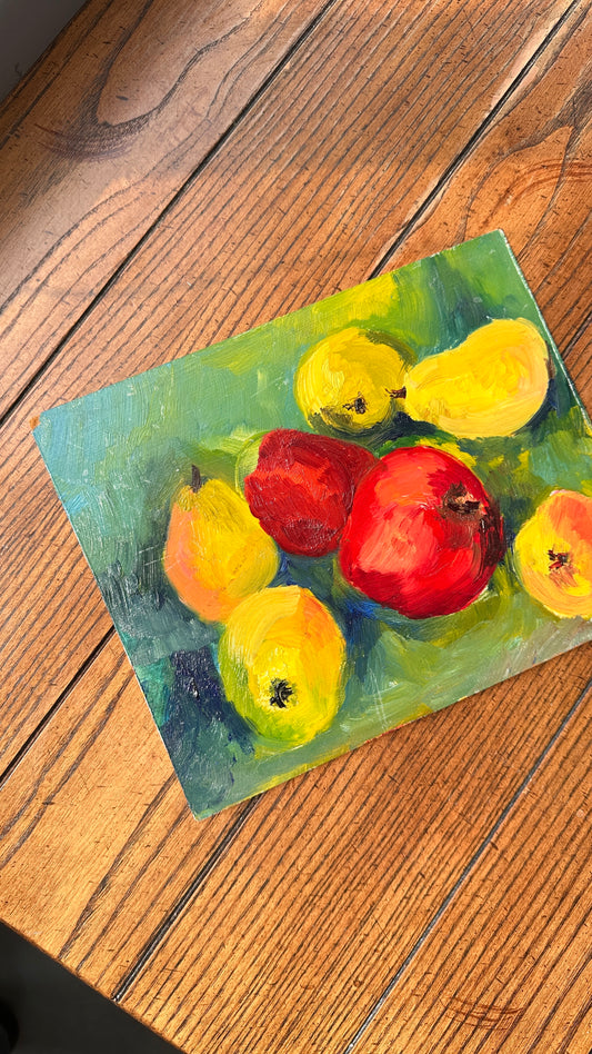 Still Life Painting on Board