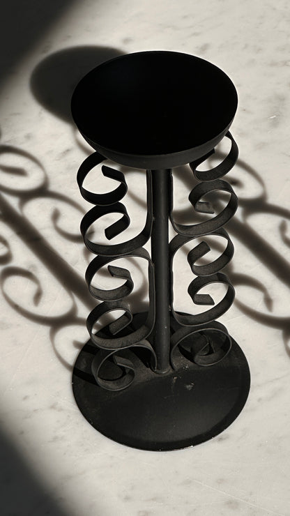 Pair of Metal Candle Holders