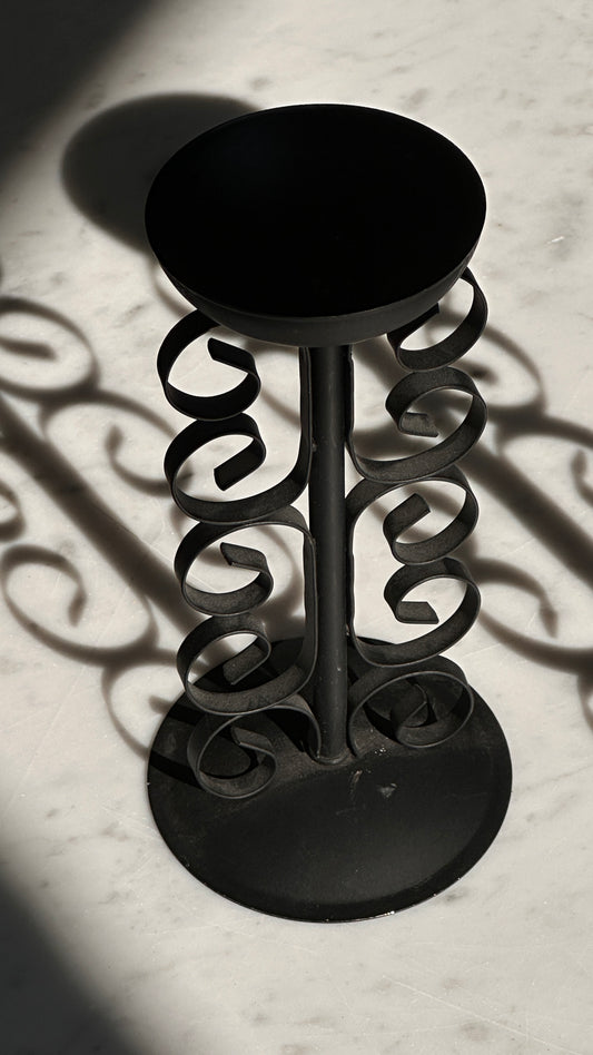 Pair of Metal Candle Holders