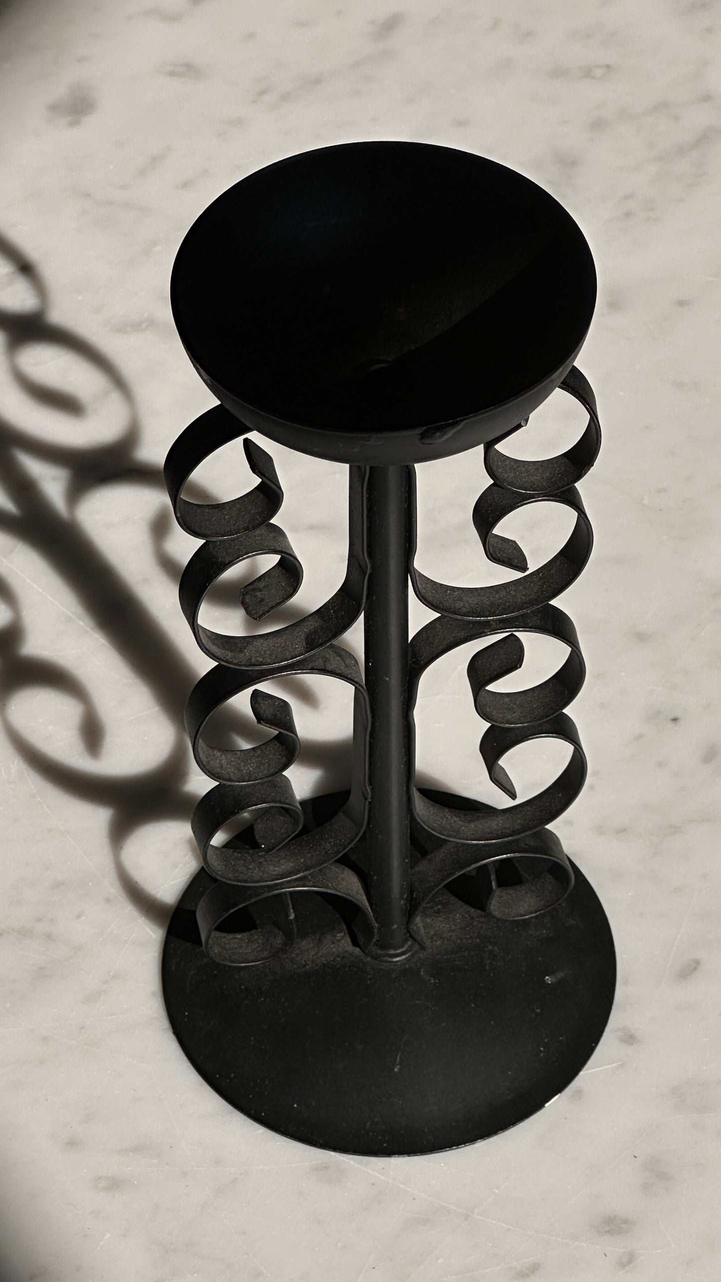 Pair of Metal Candle Holders