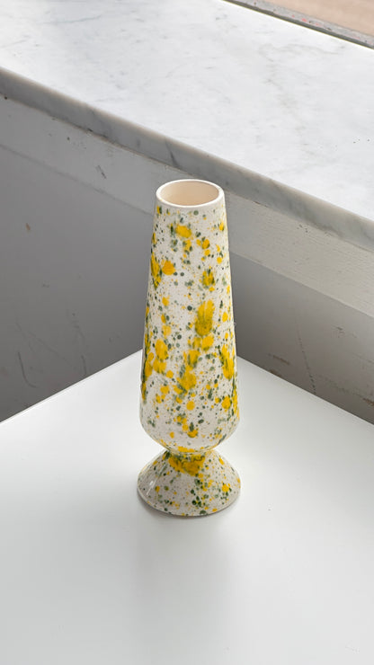 Small Vintage Splatter Vase