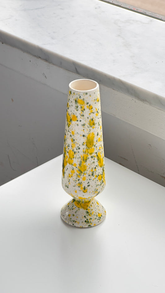 Small Vintage Splatter Vase