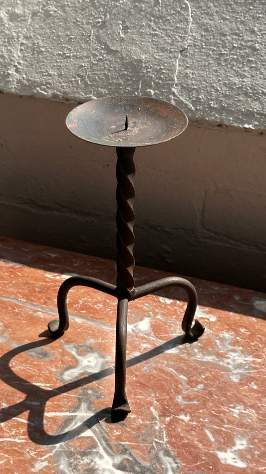 Wrought Iron Candle Holder