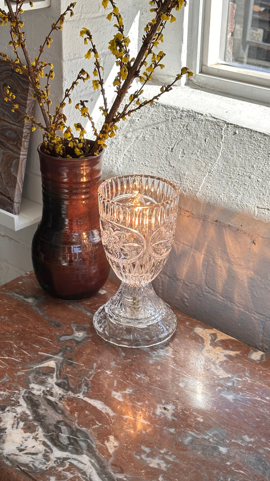 Vintage Crystal Table Lamp