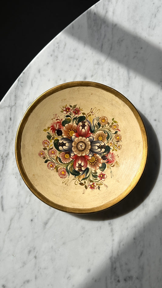 Vintage Hand Painted Decorative Wall Plate