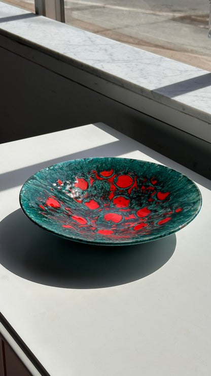 Mid Century Liszkay Ceramic Wall Plate