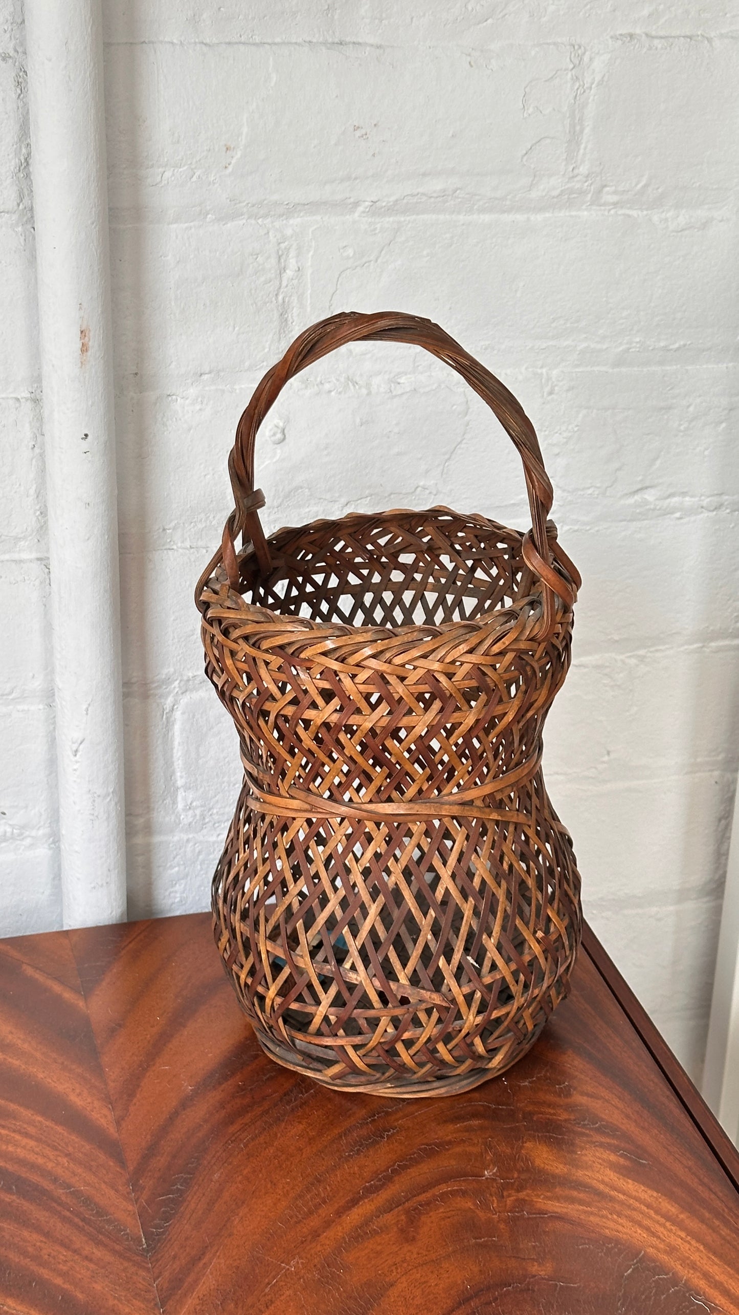 Hand Woven Flower Basket