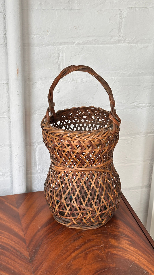 Hand Woven Flower Basket