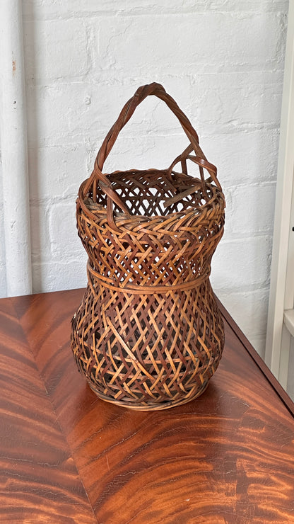 Hand Woven Flower Basket