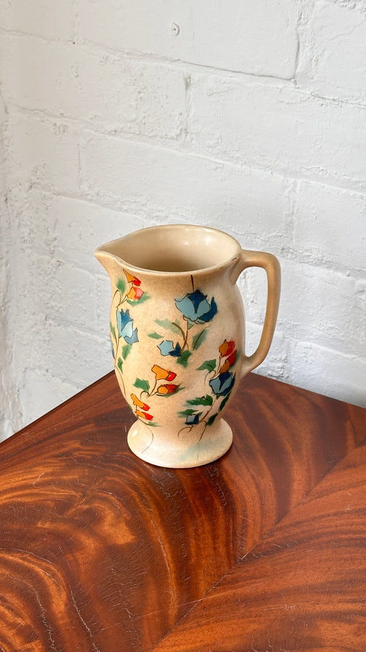 Vintage Hand Painted Ceramic Pitcher