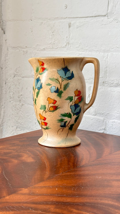 Vintage Hand Painted Ceramic Pitcher