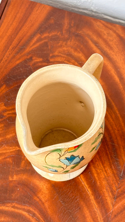Vintage Hand Painted Ceramic Pitcher