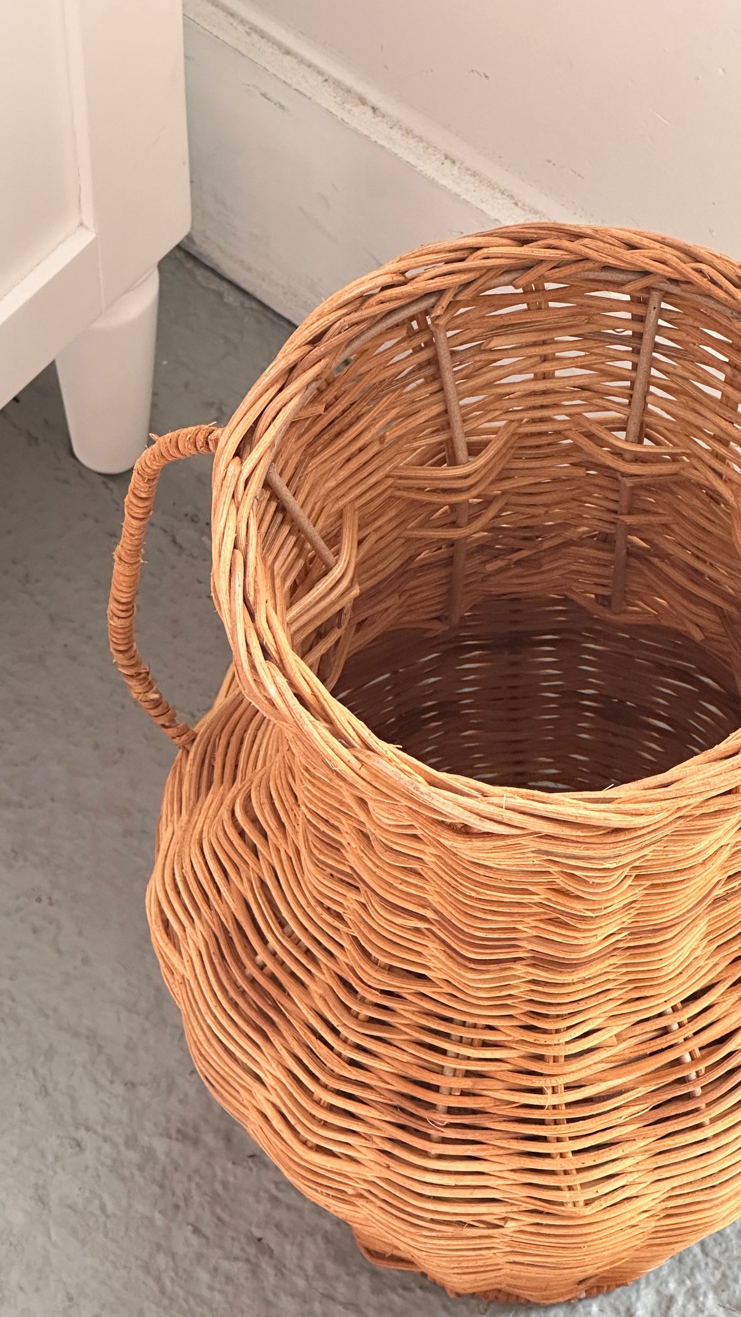 Large Woven Vase with Handles