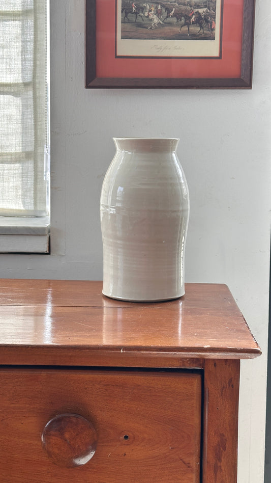 Hand Painted Turned Vase by Marsha