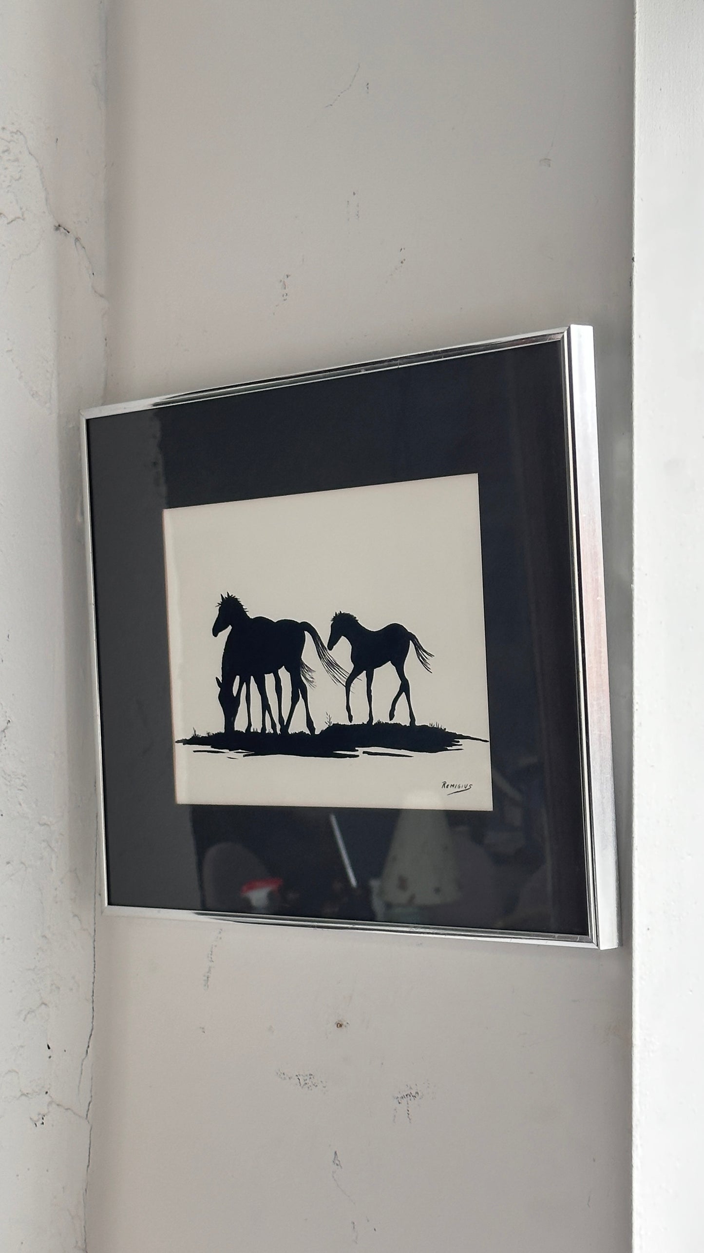 Framed Horse Print by Remigius
