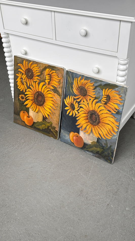 Sunflower Paintings by Sterba