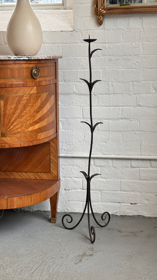 Floor Standing Iron Candle Holder
