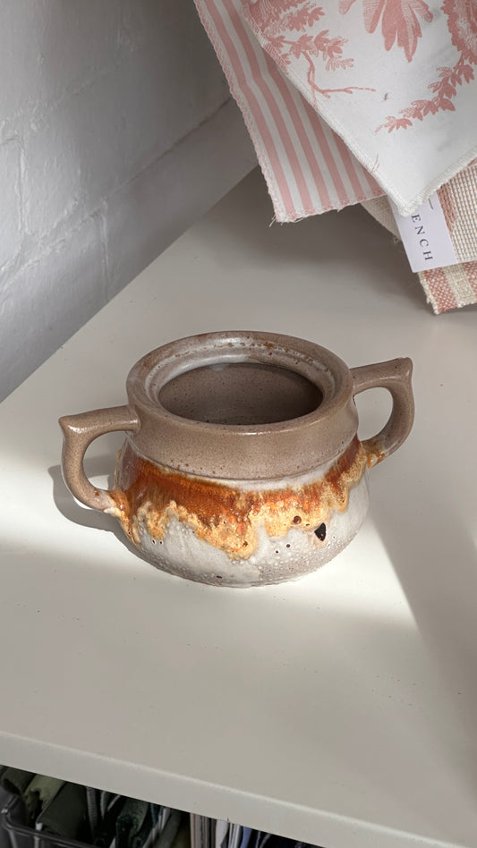Vintage Tundra Laurentian Pottery Canada Serving Pot