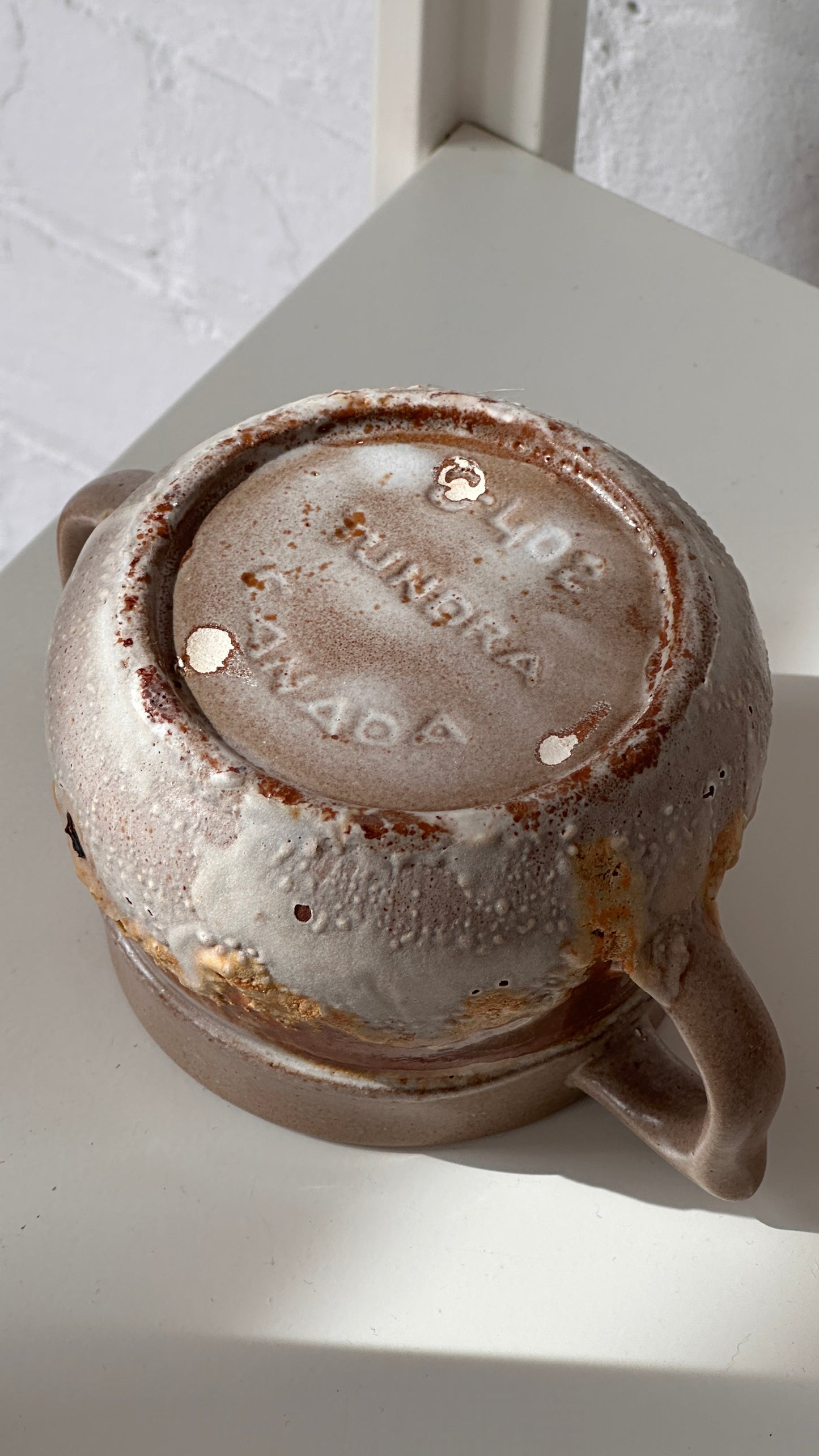 Vintage Tundra Laurentian Pottery Canada Serving Pot