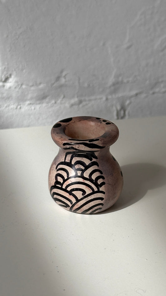 Small Decorated Stone Vase