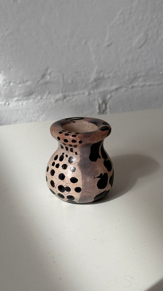 Small Decorated Stone Vase