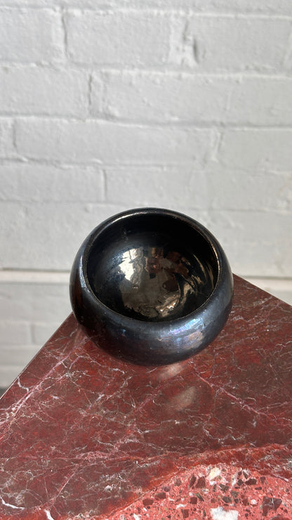 Handmade Ceramic Bowl with Iridescent Glaze