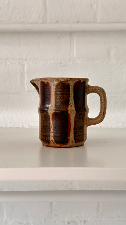 Set of Japanese Mugs with Matching Creamer