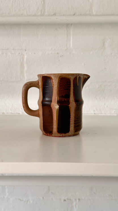 Set of Japanese Mugs with Matching Creamer