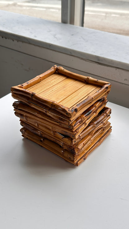 Set of 4 Bamboo Coasters