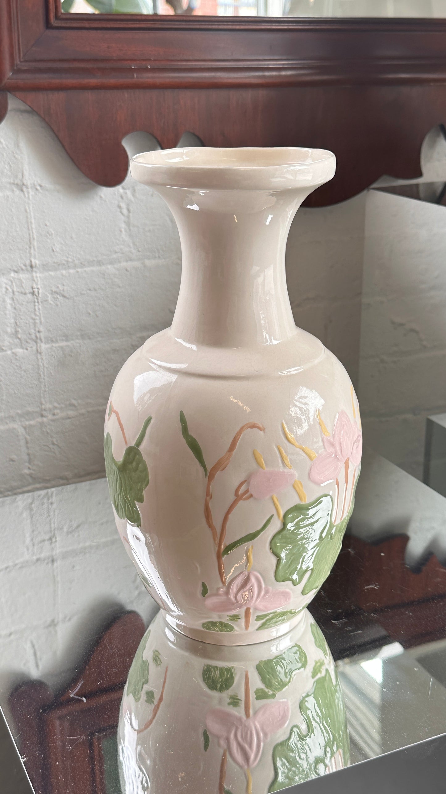Slip Cast Ceramic Vase 1984