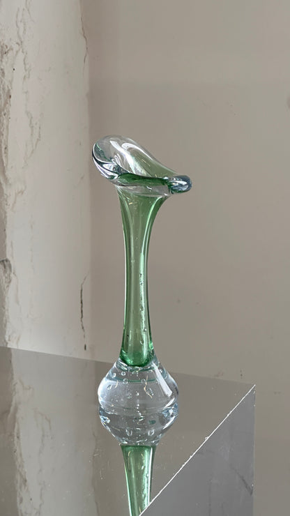 Vintage Scandinavian Art Glass Bud Vase