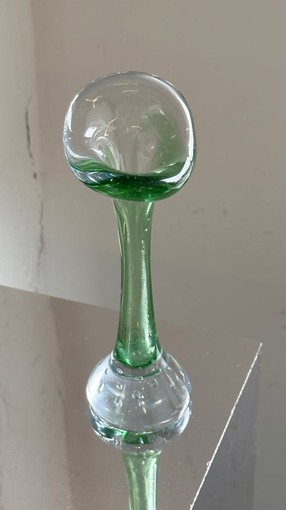 Vintage Scandinavian Art Glass Bud Vase