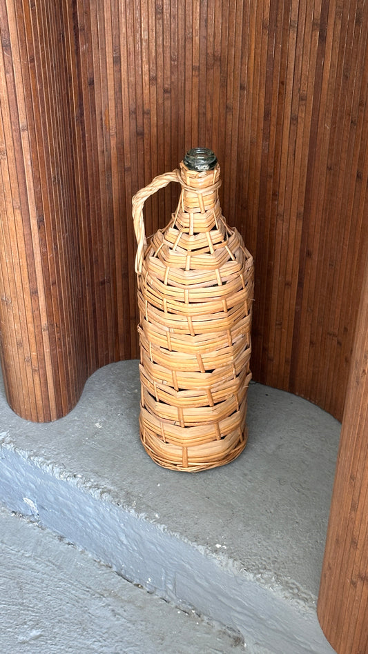 Vintage Demijohn Wine Bottle