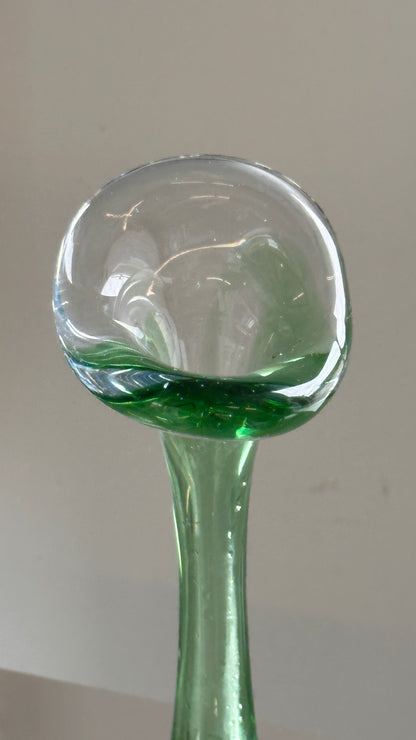 Vintage Scandinavian Art Glass Bud Vase
